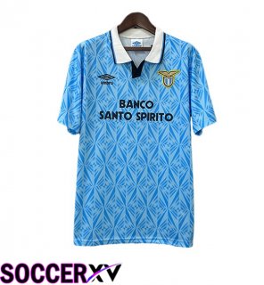 SS Lazio Retro Home Soccer Jersey Blue 1991-1992