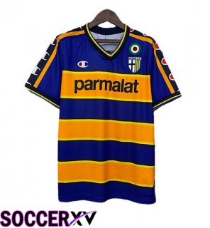 Parma Calcio Retro Home Soccer Jersey Yellow Blue 2002-2003