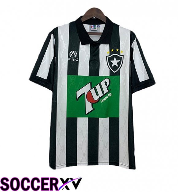 Botafogo Retro Soccer Jersey Black White 1995