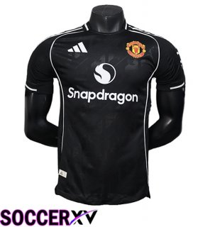 Manchester United Soccer Jersey Special Edition Black 2025/2026