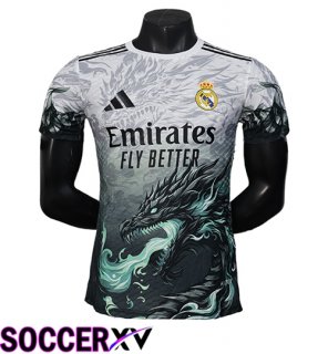 Real Madrid Soccer Jersey Special Edition White/Green 2025/2026