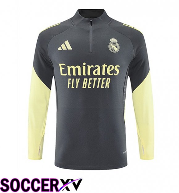 Real Madrid Training Sweatshirt Grey 2025/2026