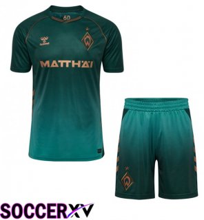 SV Werder Bremen Kids Third Soccer Jersey Green 2025/2026