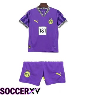 Dortmund Kids Soccer Jersey Special Edition Purple 2025/2026