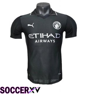 Manchester City Soccer Jersey Special Edition Black 2025/2026