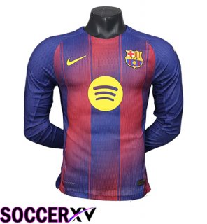 FC Barcelona Home Soccer Jersey Long sleeve 2025/2026