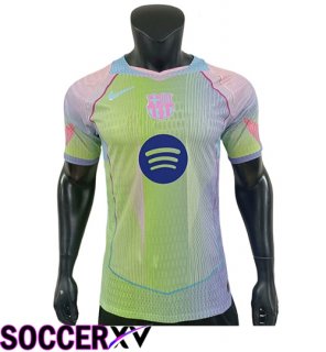 FC Barcelona Soccer Jersey Special Edition Green/Pink 2025/2026