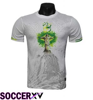 Brazil Soccer Jersey Special Edition White 2025/2026