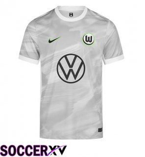 Vfl Wolfsburg Away Soccer Jersey Grey 2025/2026
