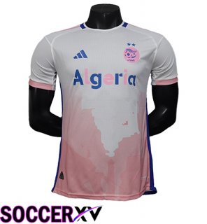 Soccer Jersey Algeria Special Edition White/Pink 2025/2026