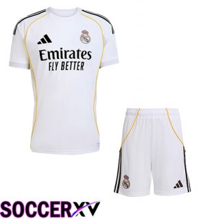 Soccer Jersey Real Madrid Kids Home 2025/2026