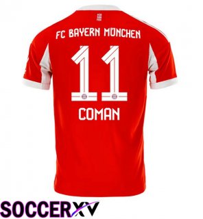 Soccer Jersey Bayern Munich (Coman 11) Home Red 2025/2026