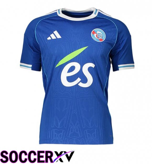 Soccer Jersey RC Strasbourg Alsace Home Blue 2025/2026