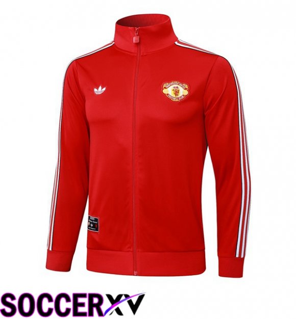 Training Jacket Manchester United Red 2025/2026