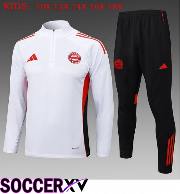 kit Training Tracksuit Bayern Munich Kids White 2025/2026
