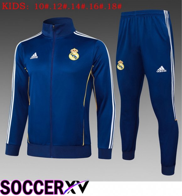 kit Training Tracksuit - Training Jacket Real Madrid Kids Blue Royal 2025/2026