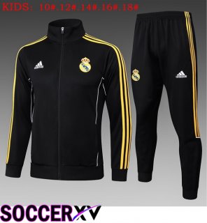 kit Training Tracksuit - Training Jacket Real Madrid Kids Black 2025/2026