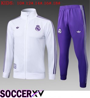 kit Training Tracksuit - Training Jacket Real Madrid Kids White 2025/2026