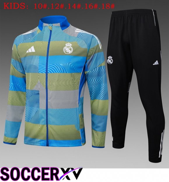 kit Training Tracksuit - Training Jacket Real Madrid Kids Blue 2025/2026