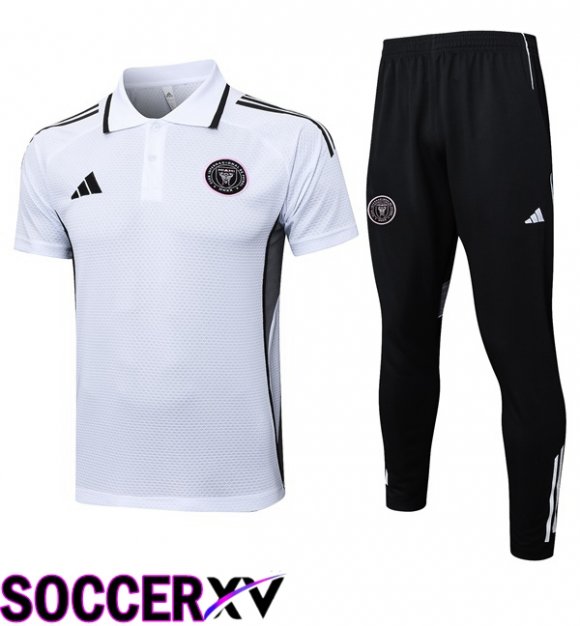 Soccer Polo Inter Miami CF + Training Pants White 2025/2026