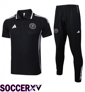 Soccer Polo Inter Miami CF + Training Pants Black 2025/2026