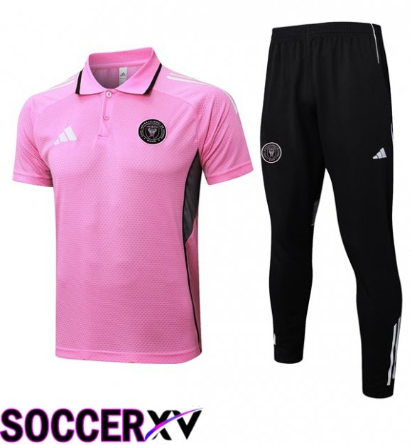 Soccer Polo Inter Miami CF + Training Pants Pink 2025/2026