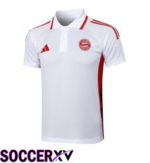 Soccer Polo Bayern Munich White 2025/2026