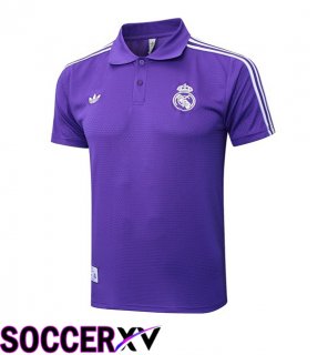 Soccer Polo Real Madrid Purple 2025/2026