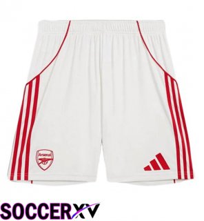 Soccer Shorts Arsenal Home White 2025/2026