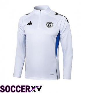 Training Sweatshirt Manchester United White 2025/2026