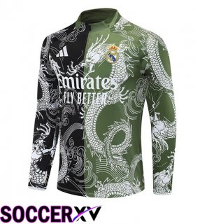 Training Sweatshirt Real Madrid Black Green 2025/2026