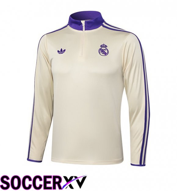 Training Sweatshirt Real Madrid Yellow 2025/2026