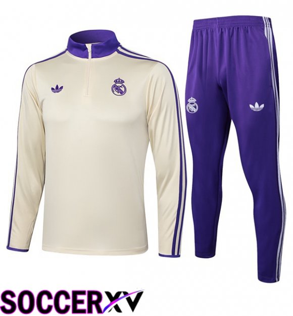 kit Training Tracksuit Real Madrid Yellow 2025/2026