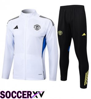 kit Training Tracksuit - Training Jacket Manchester United White 2025/2026