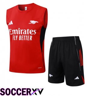 Gilet Soccer Arsenal + Shorts Red 2025/2026