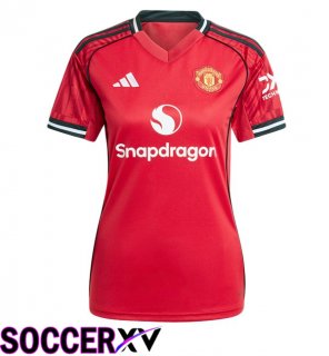 Soccer Jersey Manchester United Women Home Red 2025/2026