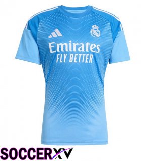 Soccer Jersey Real Madrid Goalkeeper Blue 2025/2026