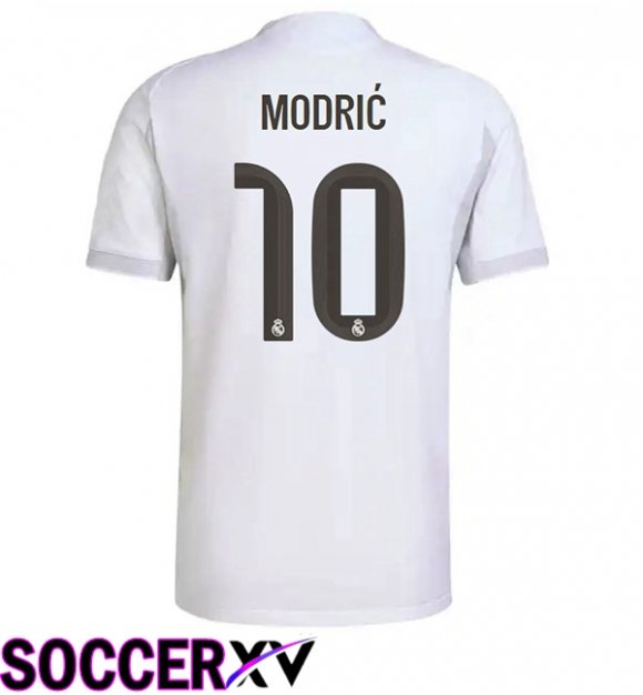 Soccer Jersey Real Madrid (Modrić 10) Home White 2025/2026