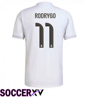 Soccer Jersey Real Madrid (Rodrygo 11) Home White 2025/2026