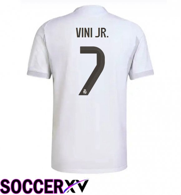 Soccer Jersey Real Madrid (Vini Jr. 7) Home White 2025/2026