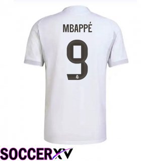 Soccer Jersey Real Madrid (Mbappé 9) Home White 2025/2026