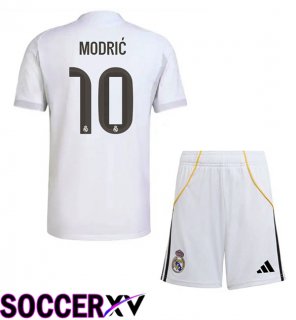 Soccer Jersey Real Madrid (Modrić 10) Kids Home White 2025/2026