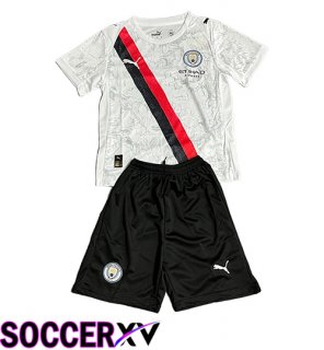 Soccer Jersey Manchester City Kids Away 2025/2026
