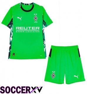 Soccer Jersey Monchengladbach Kids Away Green 2025/2026