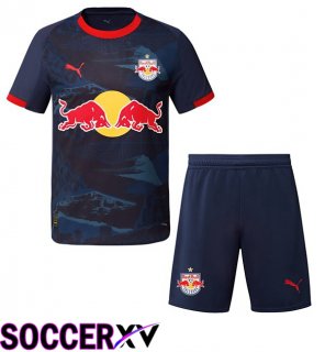 Soccer Jersey FC Red Bull Salzburg Kids Away Blue Royal 2025/2026