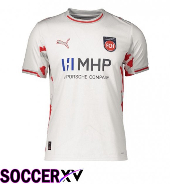 Soccer Jersey FC Heidenheim Third White 2025/2026