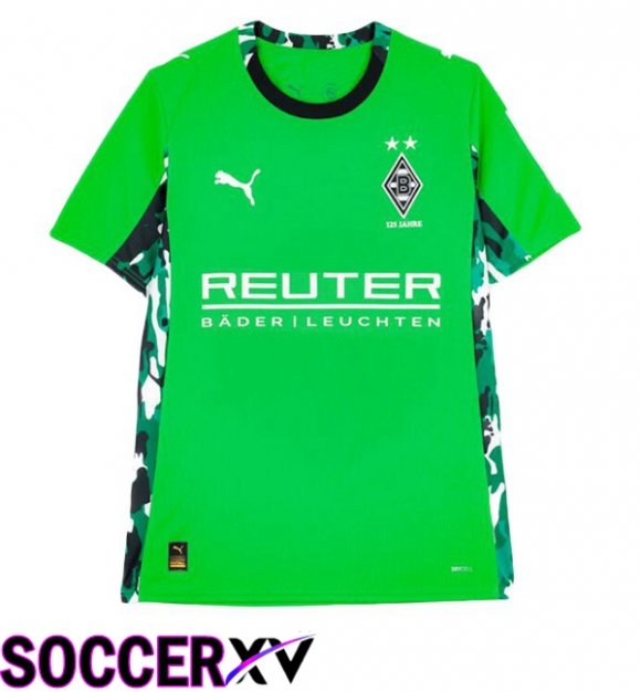 Soccer Jersey Monchengladbach Away Green 2025/2026