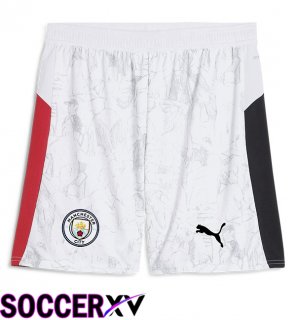 Soccer Shorts Manchester City Club World Cup Home White 2025/2026