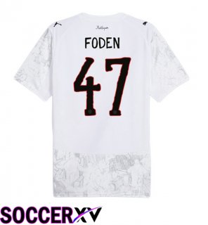 Soccer Jersey Manchester City Club World Cup (Phil Foden 47) Home White 2025/2026