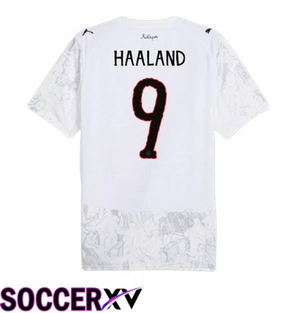 Soccer Jersey Manchester City Club World Cup (Erling Haaland 9) Home White 2025/2026